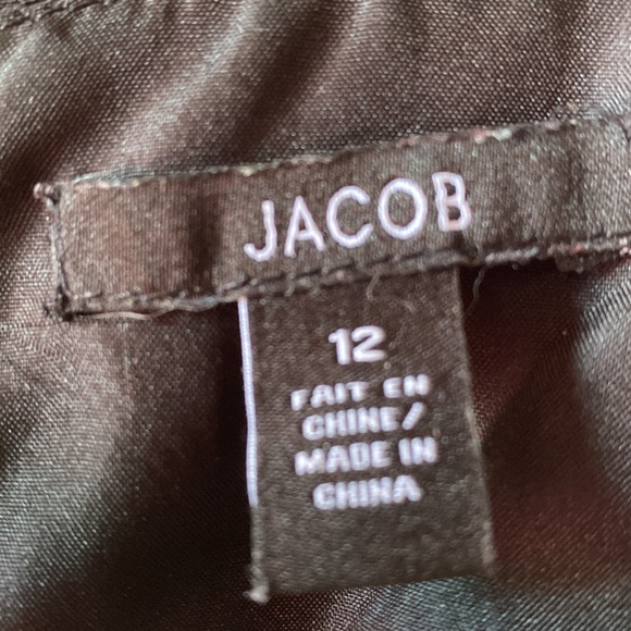 Size 12 flutter sleeve dress from Jacob. Comfortable, lightweight with pockets! - Picture 3 of 3